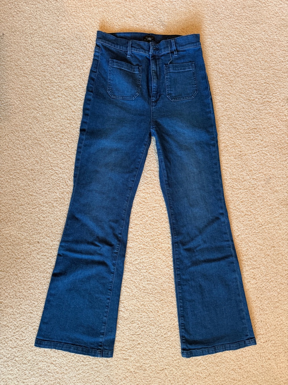 Ann Taylor Dark Blue Flare Jeans